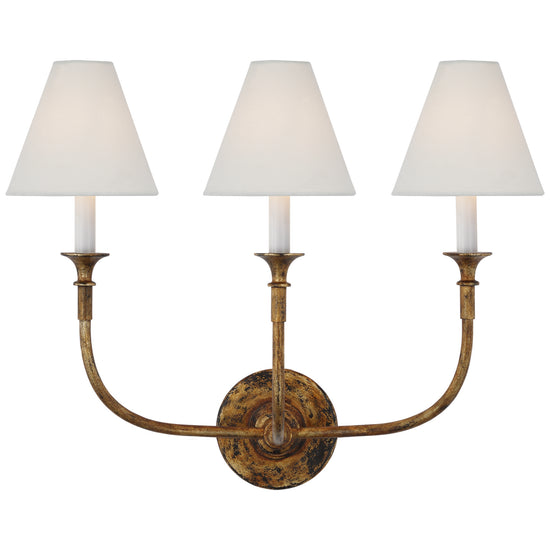 Load image into Gallery viewer, Visual Comfort Signature - TOB 2452AG-L - LED Wall Sconce - Piaf - Antique Gild

