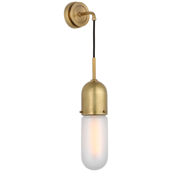 Visual Comfort Signature - TOB 2645HAB-FG - LED Wall Sconce - Junio - Hand-Rubbed Antique Brass