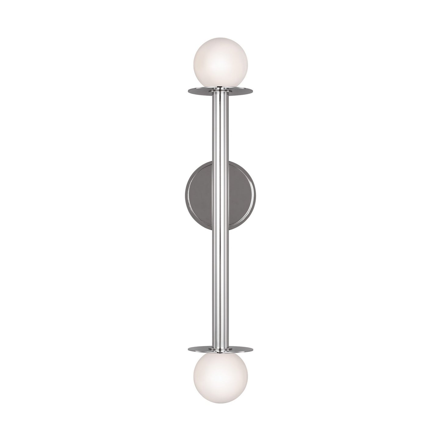 Load image into Gallery viewer, Visual Comfort Studio - KWL1012PN - Two Light Wall Sconce - Nodes - Polished Nickel
