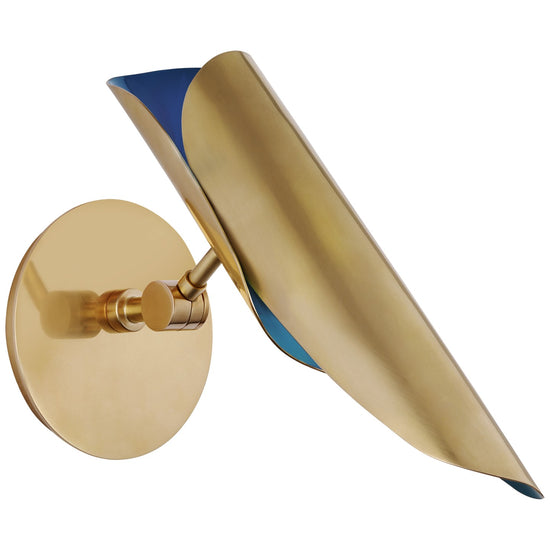 Load image into Gallery viewer, Visual Comfort Signature - CD 2002SB/RB - LED Wall Sconce - Flore - Soft Brass and Riviera Blue
