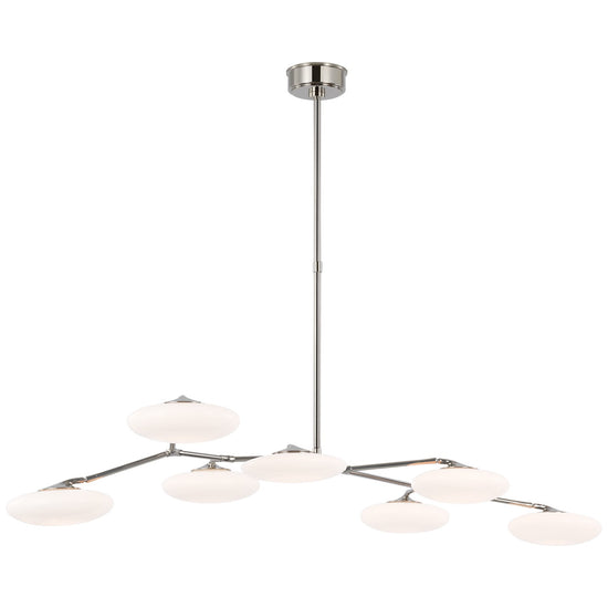 Load image into Gallery viewer, Visual Comfort Signature - CD 5015PN-WG - LED Linear Chandelier - Brindille - Polished Nickel

