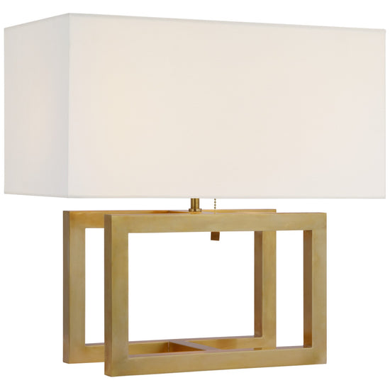 Visual Comfort Signature - PCD 3012HAB-L - LED Table Lamp - Galerie - Hand-Rubbed Antique Brass