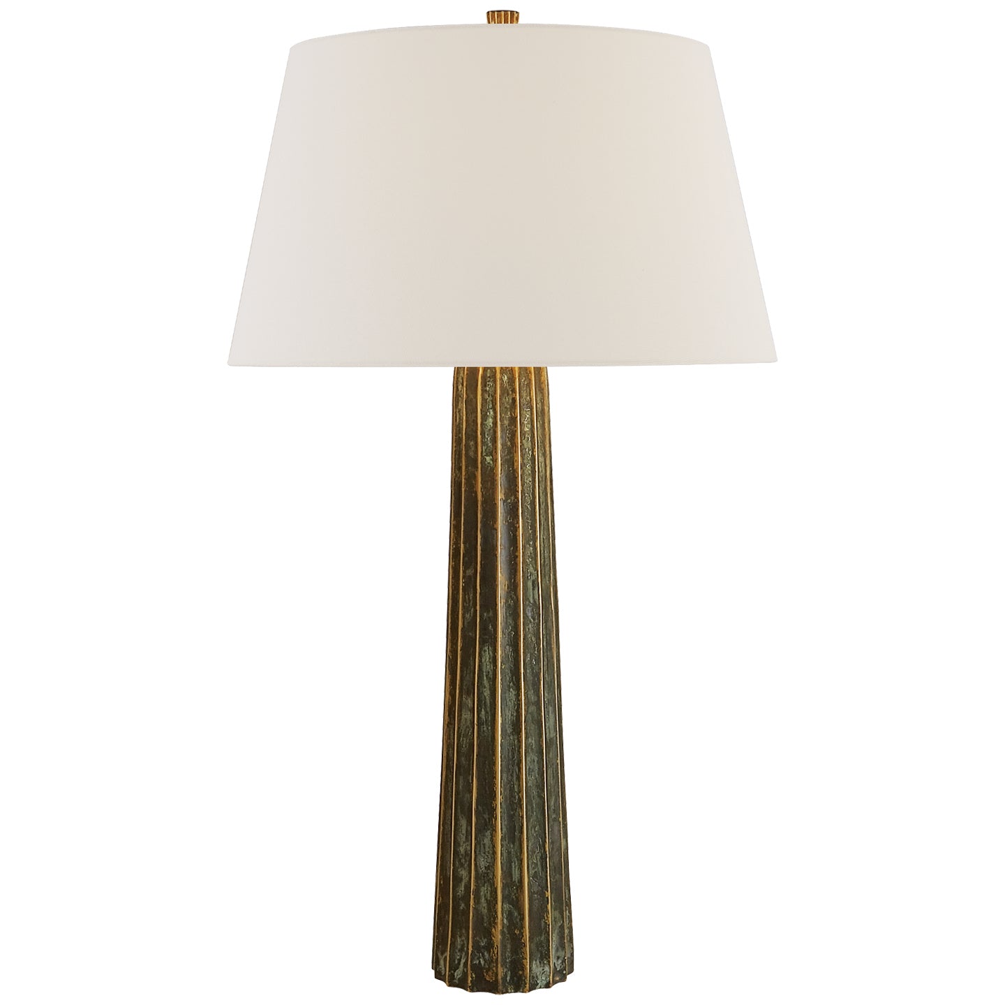Load image into Gallery viewer, Visual Comfort Signature - CHA 8906BZV-L - One Light Table Lamp - Fluted Spire - Bronze
