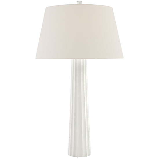 Load image into Gallery viewer, Visual Comfort Signature - CHA 8906WHT-L - One Light Table Lamp - Fluted Spire - Plaster White
