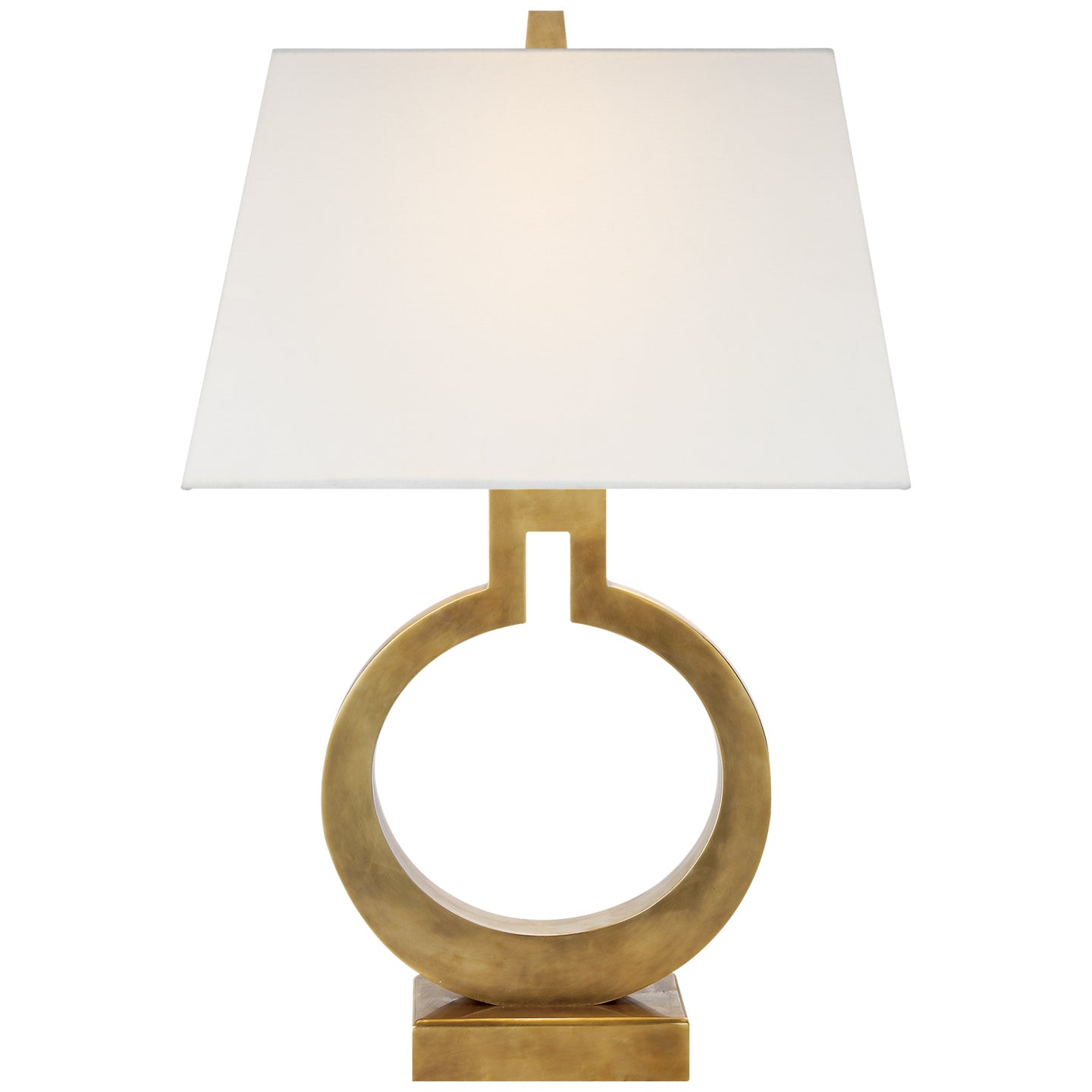 Visual Comfort Signature - CHA 8969AB-L - One Light Table Lamp - Ring - Antique-Burnished Brass