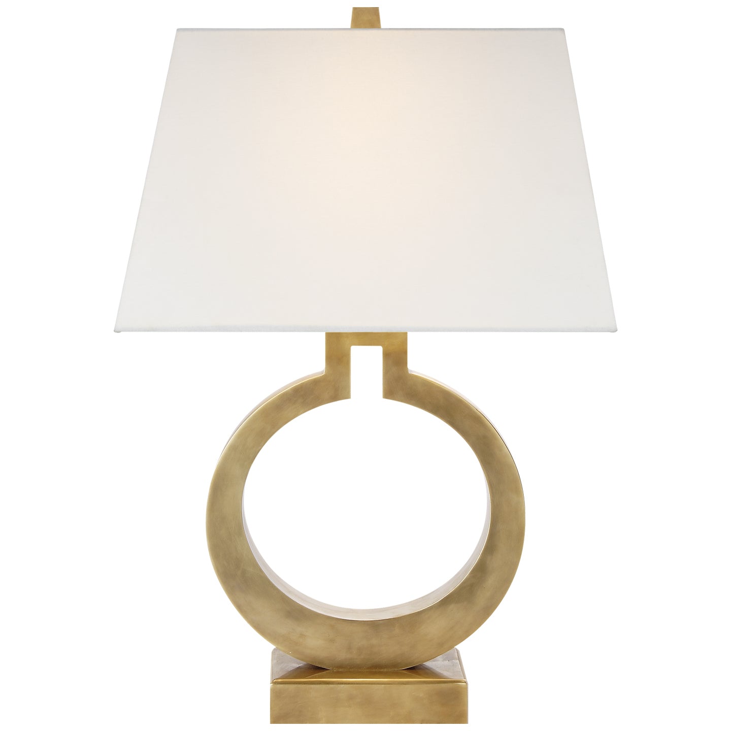 Visual Comfort Signature - CHA 8970AB-L - One Light Table Lamp - Ring - Antique-Burnished Brass