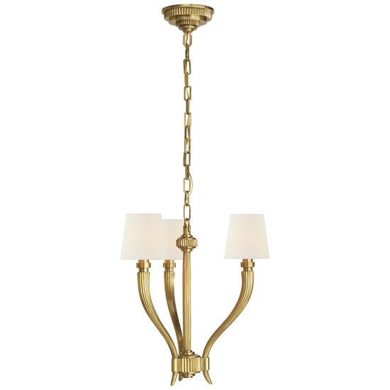 Load image into Gallery viewer, Visual Comfort Signature - CHC 2461AB-L - Three Light Chandelier - Ruhlmann - Antique-Burnished Brass
