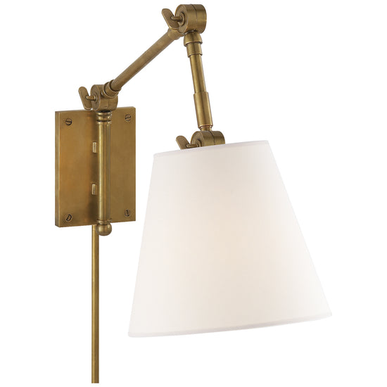 Load image into Gallery viewer, Visual Comfort Signature - SK 2115HAB-L - One Light Wall Sconce - Graves - Hand-Rubbed Antique Brass
