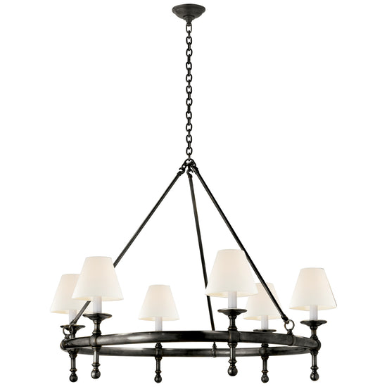 Load image into Gallery viewer, Visual Comfort Signature - SL 5812BZ-L - Six Light Chandelier - Classic - Bronze
