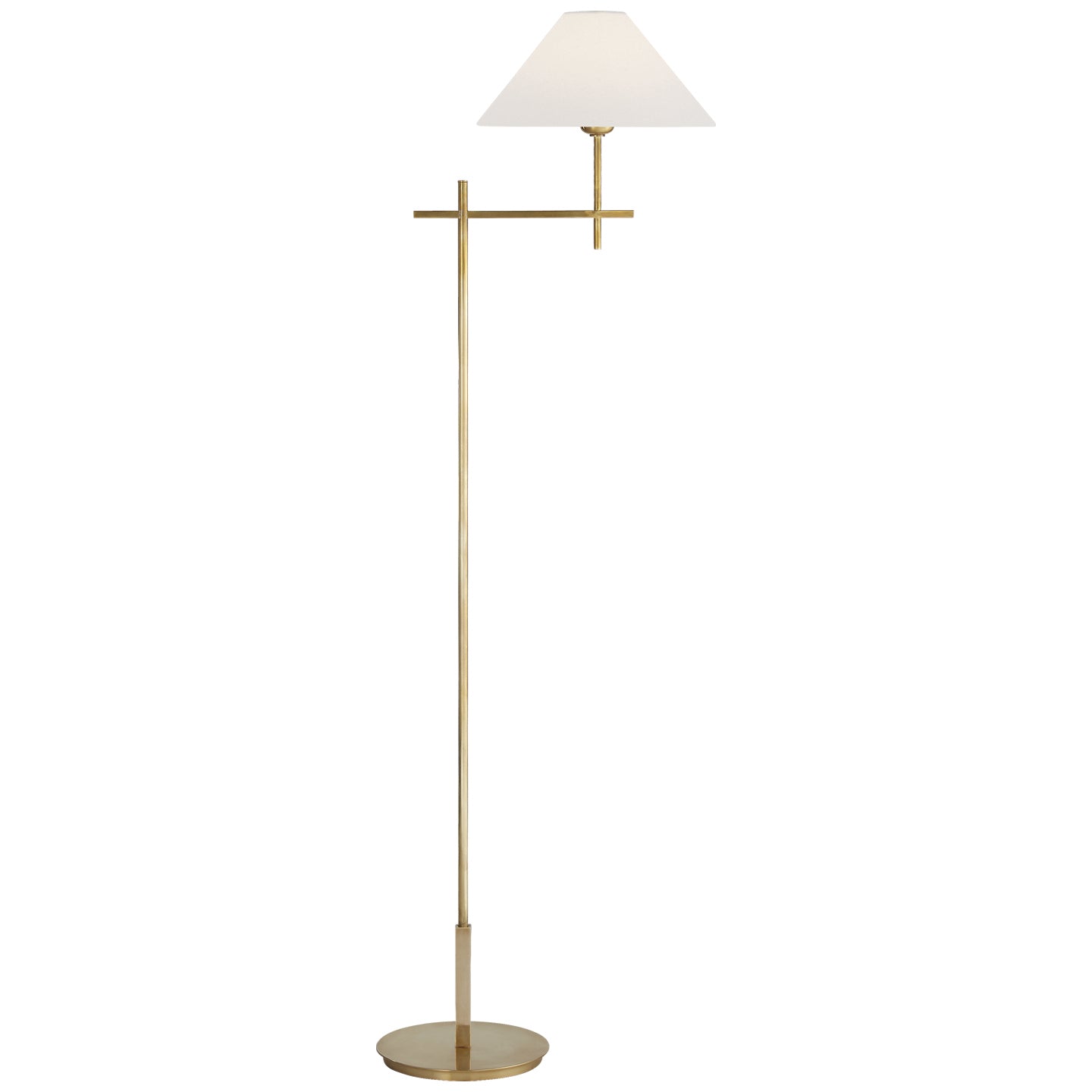 Visual Comfort Signature - SP 1023HAB-L - One Light Floor Lamp - Hackney - Hand-Rubbed Antique Brass