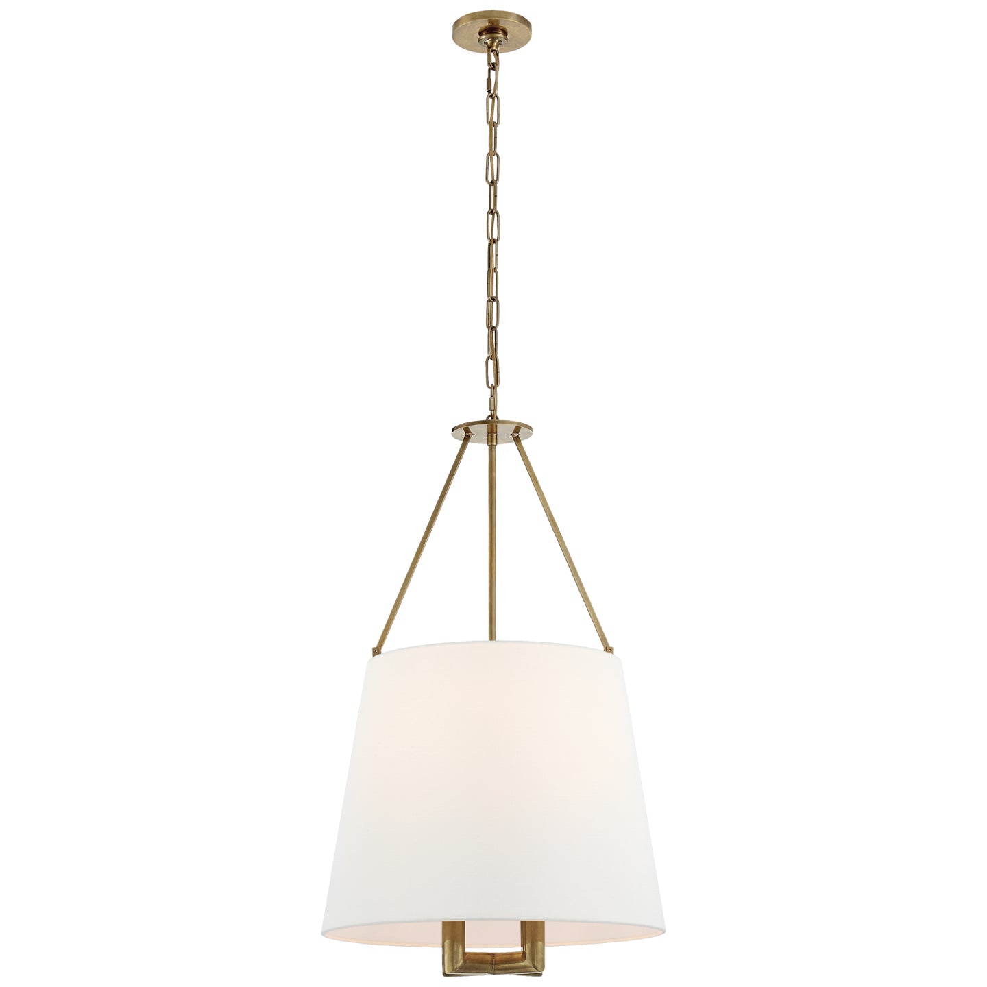Visual Comfort Signature - SP 5020HAB-L - Four Light Hanging Lantern - Dalston - Hand-Rubbed Antique Brass
