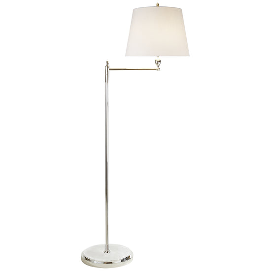Visual Comfort Signature - TOB 1201PN-L - One Light Floor Lamp - Paulo - Polished Nickel