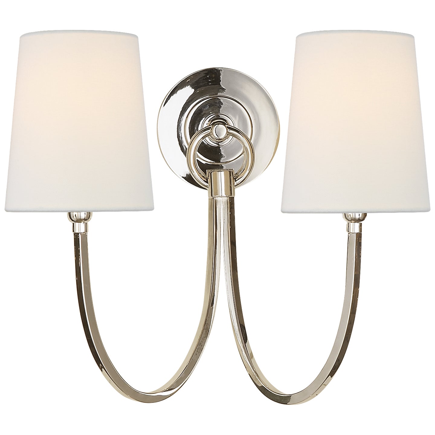 Visual Comfort Signature - TOB 2126PN-L - Two Light Wall Sconce - Reed - Polished Nickel