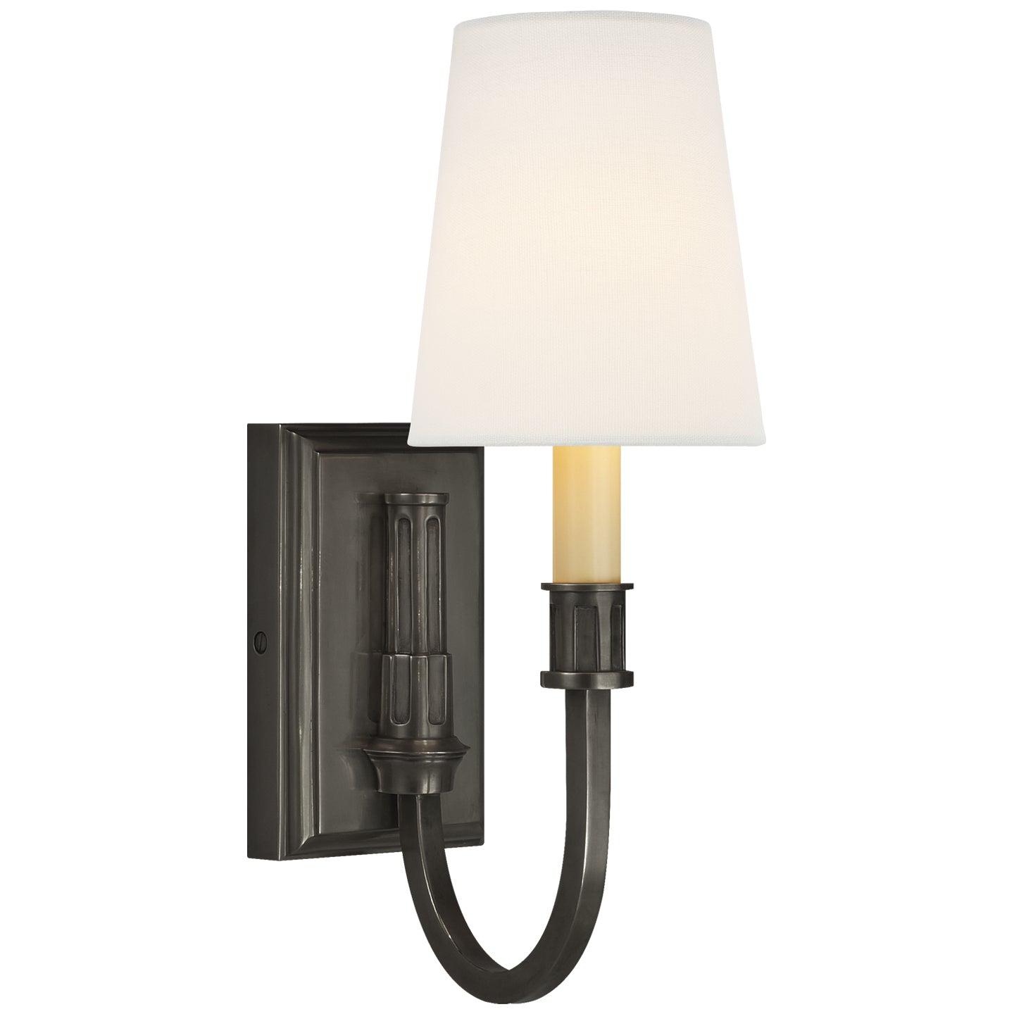 Visual Comfort Signature - TOB 2327BZ-L - One Light Wall Sconce - Modern Library - Bronze