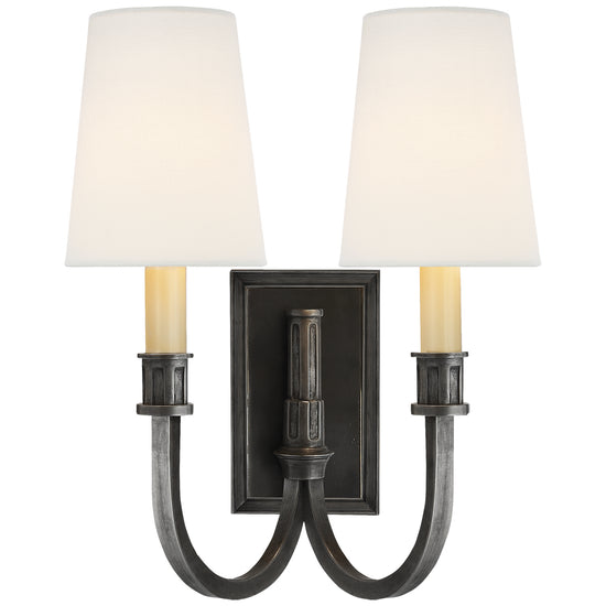 Visual Comfort Signature - TOB 2328BZ-L - Two Light Wall Sconce - Modern Library - Bronze