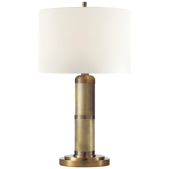 Load image into Gallery viewer, Visual Comfort Signature - TOB 3000HAB-L - Two Light Table Lamp - Longacre - Hand-Rubbed Antique Brass

