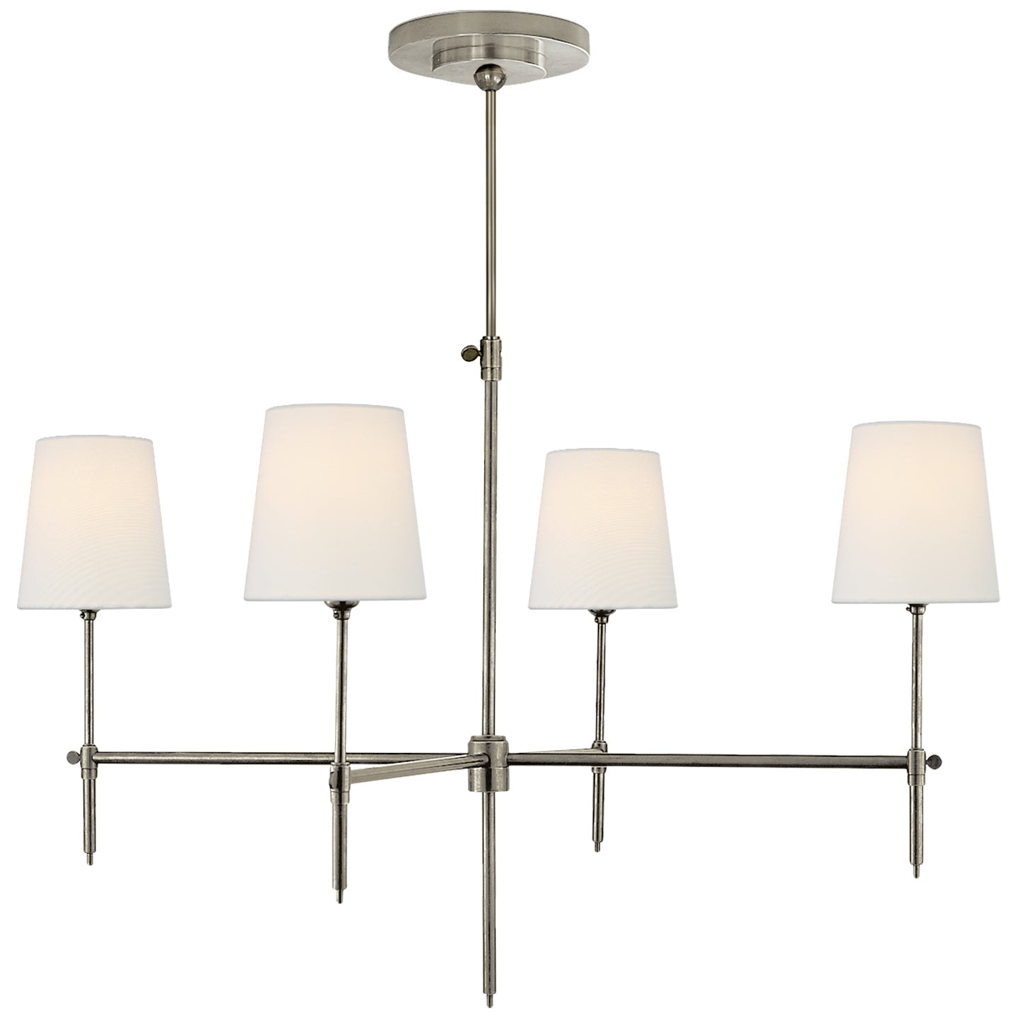 Load image into Gallery viewer, Visual Comfort Signature - TOB 5003AN-L - Four Light Chandelier - Bryant - Antique Nickel
