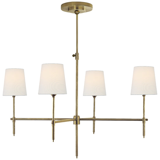 Load image into Gallery viewer, Visual Comfort Signature - TOB 5003HAB-L - Four Light Chandelier - Bryant - Hand-Rubbed Antique Brass
