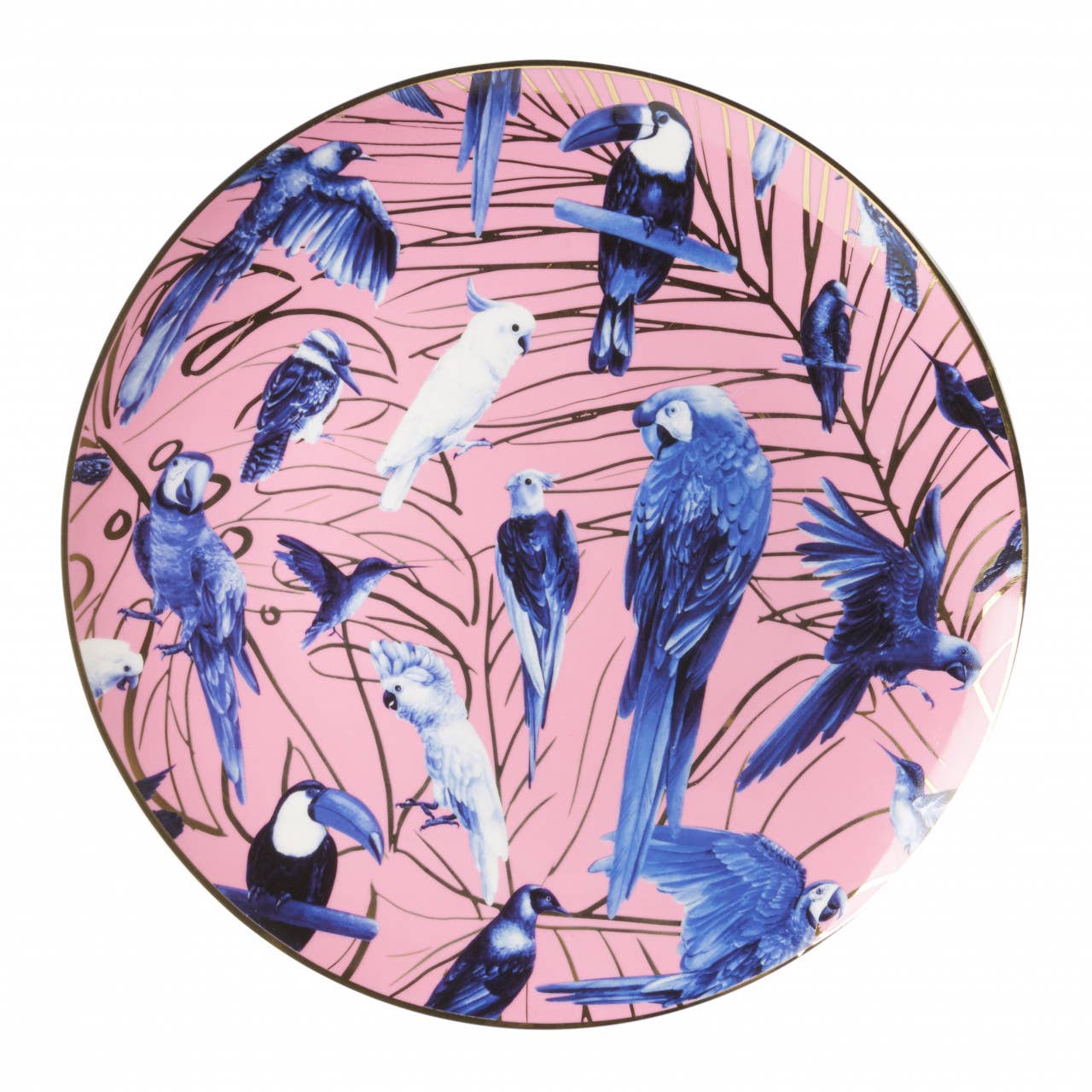 Tropical Bird Decorative Plate - Curated Home Decor
