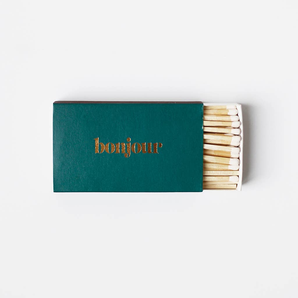 Statement Matches - Bonjour/Emerald - Curated Home Decor