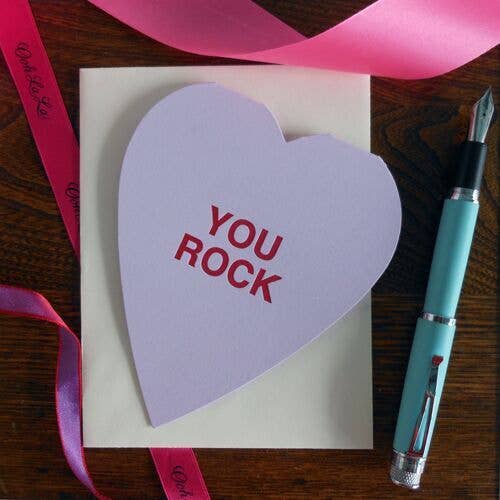 You Rock Conversation Heart - Curated Home Decor