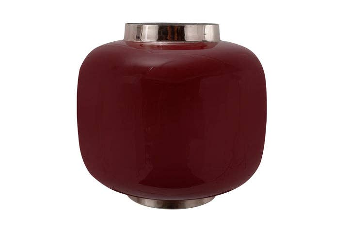 Plum Art Deco Vase - Curated Home Decor