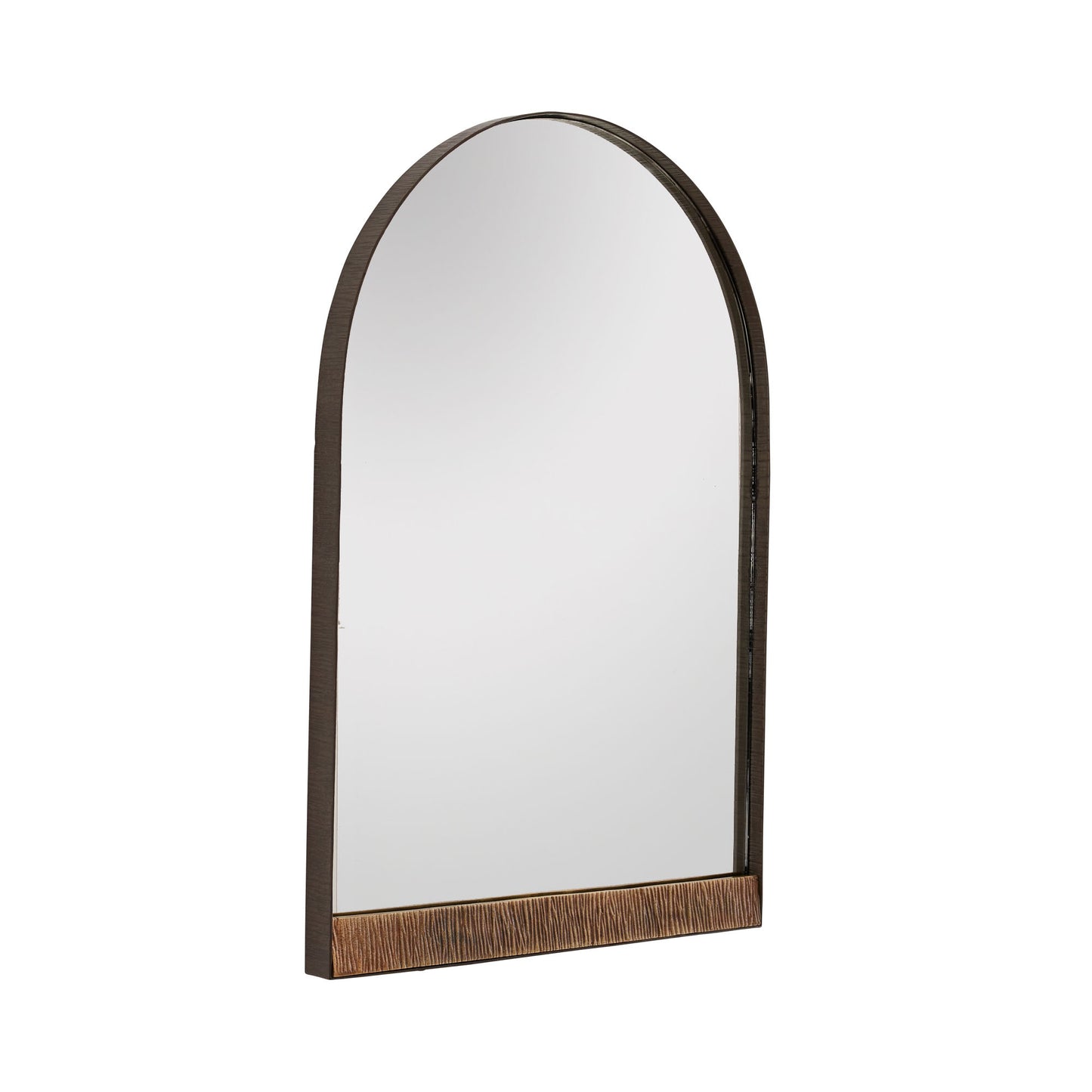Load image into Gallery viewer, Arched Blackend Iron O&amp;#39;Malley Mirror - Curated Home Decor
