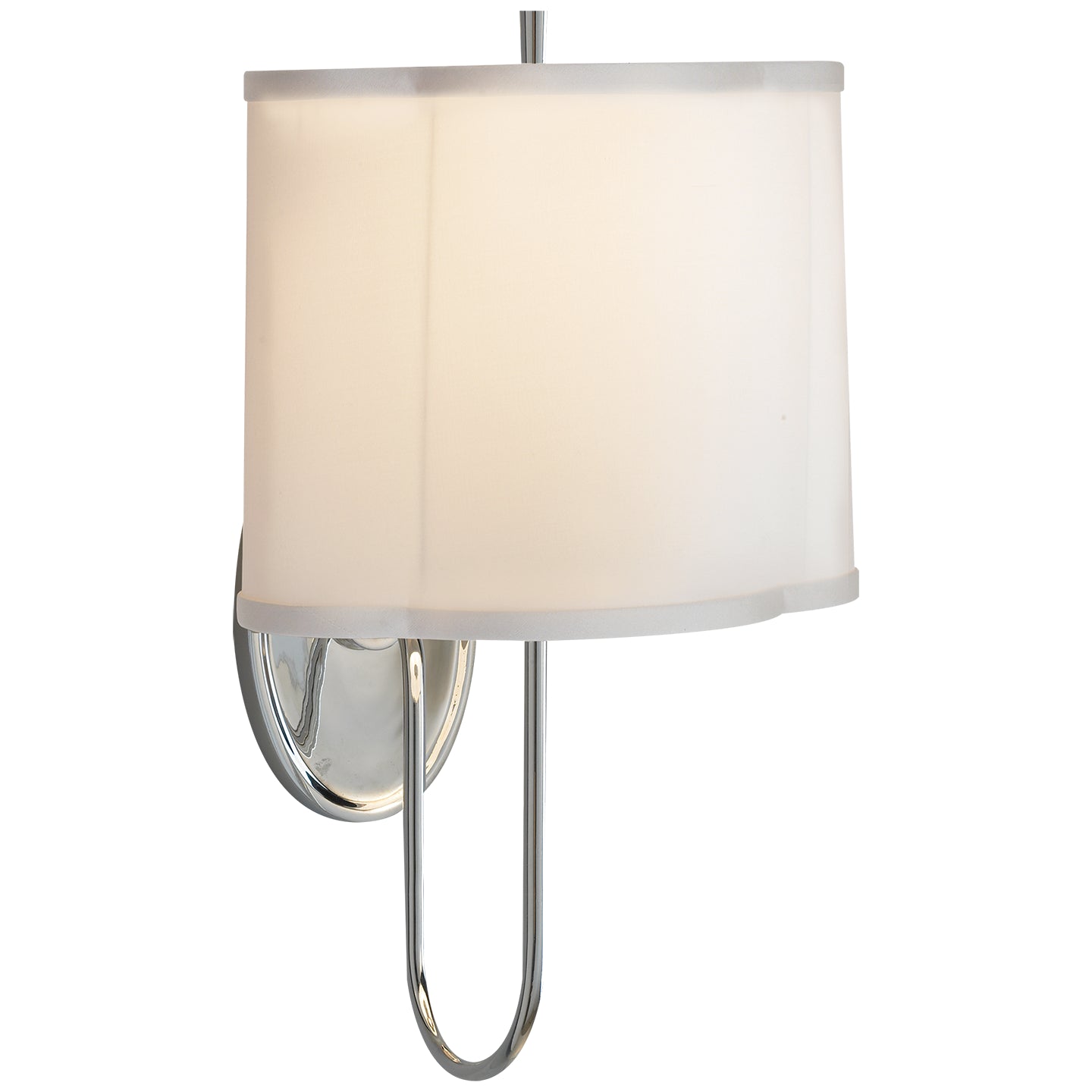 Visual Comfort Signature - BBL 2017SS-S - One Light Wall Sconce - Simple Scallop - Soft Silver