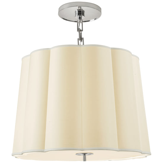 Load image into Gallery viewer, Visual Comfort Signature - BBL 5015SS-S - Five Light Pendant - Simple Scallop - Soft Silver
