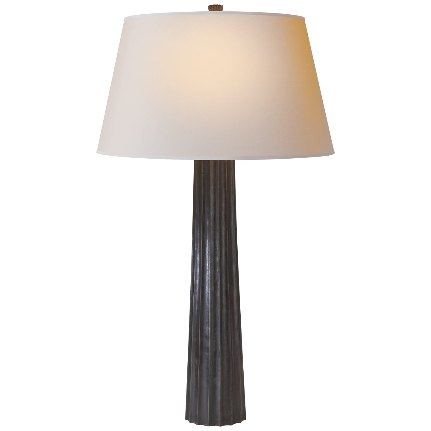 Visual Comfort Signature - CHA 8906AI-NP - One Light Table Lamp - Fluted Spire - Aged Iron
