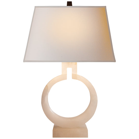 Visual Comfort Signature - CHA 8969ALB-NP - One Light Table Lamp - Ring - Alabaster