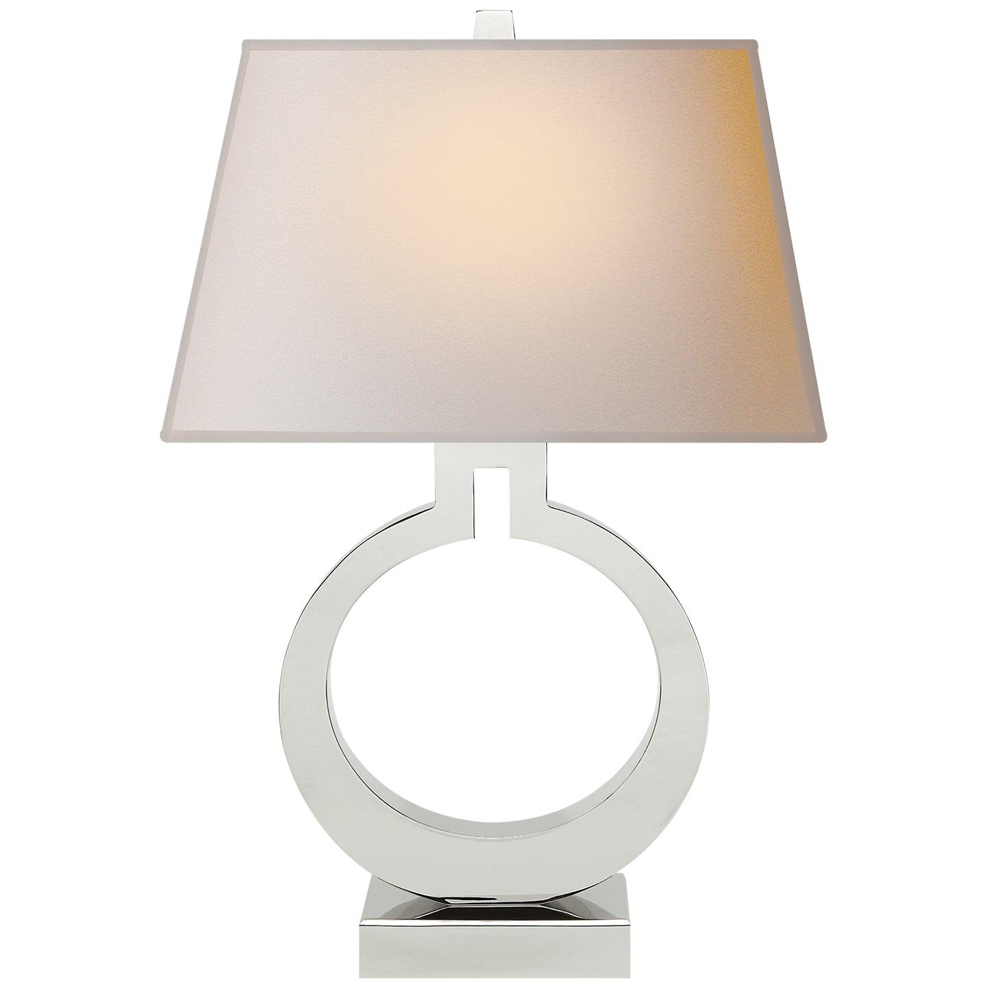 Visual Comfort Signature - CHA 8970PN-NP - One Light Table Lamp - Ring - Polished Nickel