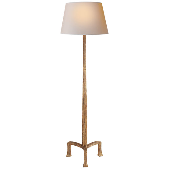 Visual Comfort Signature - CHA 9707GI-NP - One Light Floor Lamp - Strie - Gilded Iron