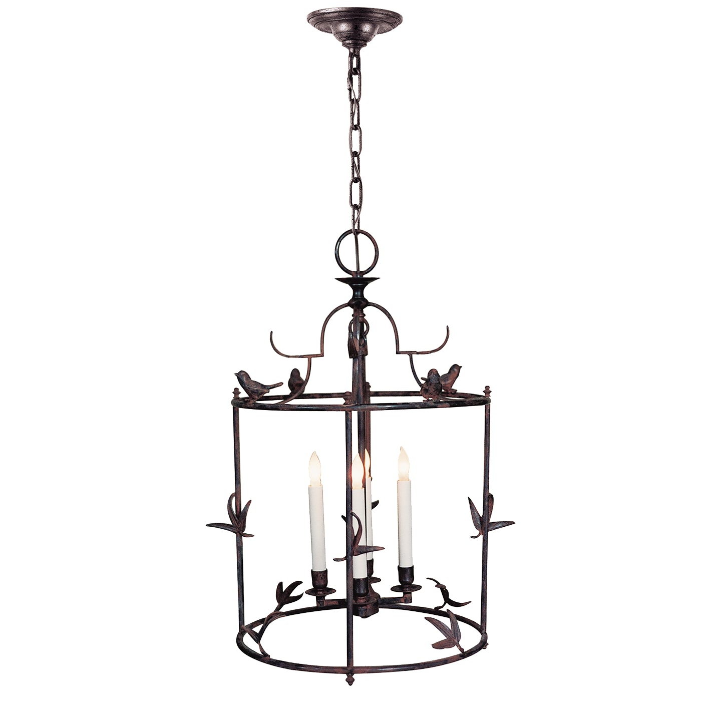 Load image into Gallery viewer, Visual Comfort Signature - CHC 3108R - Four Light Lantern - Diego - Hand Painted Rust Finish
