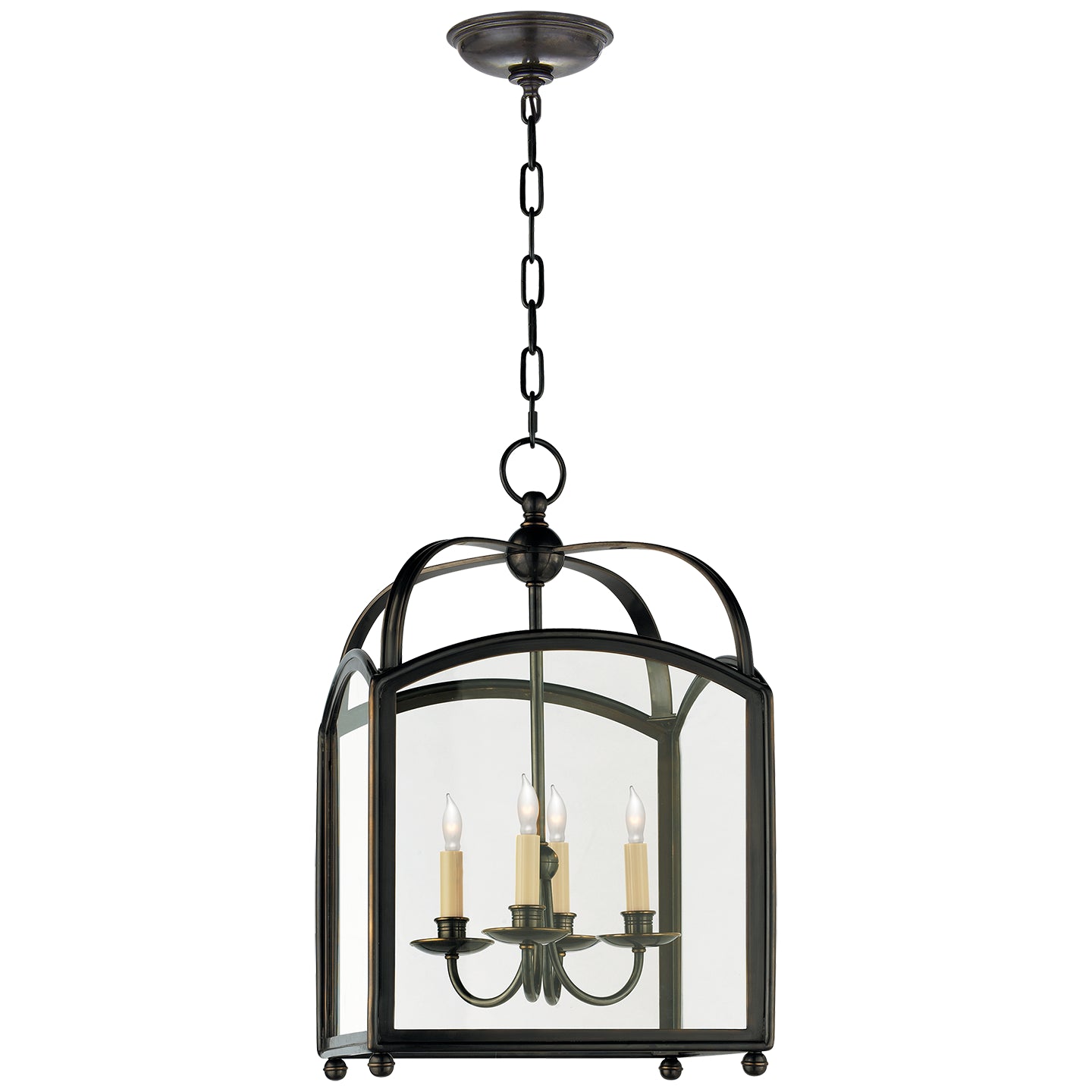 Visual Comfort Signature - CHC 3421BZ - Four Light Lantern - Arch Top - Bronze