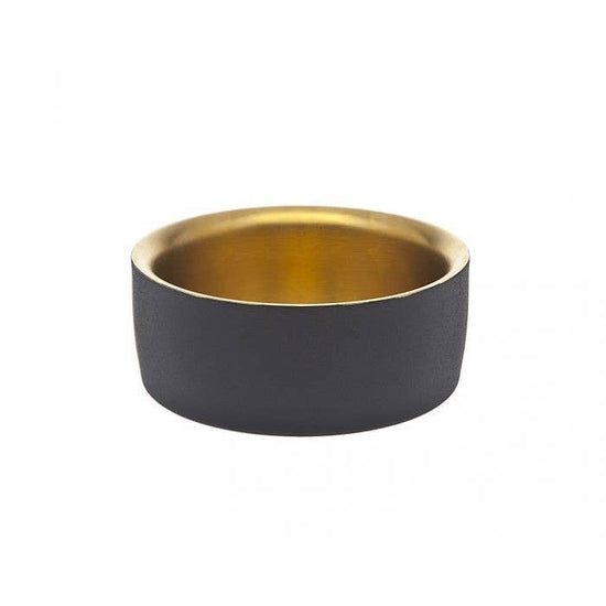 Black and Gold Wine Coaster: Stainless Steel