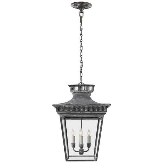 Load image into Gallery viewer, Visual Comfort Signature - CHC 5050WZ - Four Light Lantern - Elsinore - Weathered Zinc
