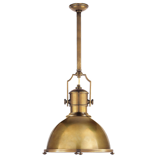 Visual Comfort Signature - CHC 5136AB-AB - One Light Pendant - Country Industrial - Antique-Burnished Brass
