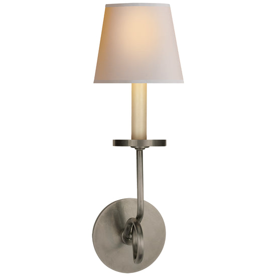 Load image into Gallery viewer, Visual Comfort Signature - CHD 1610AN-NP - One Light Wall Sconce - Symmetric Twist - Antique Nickel
