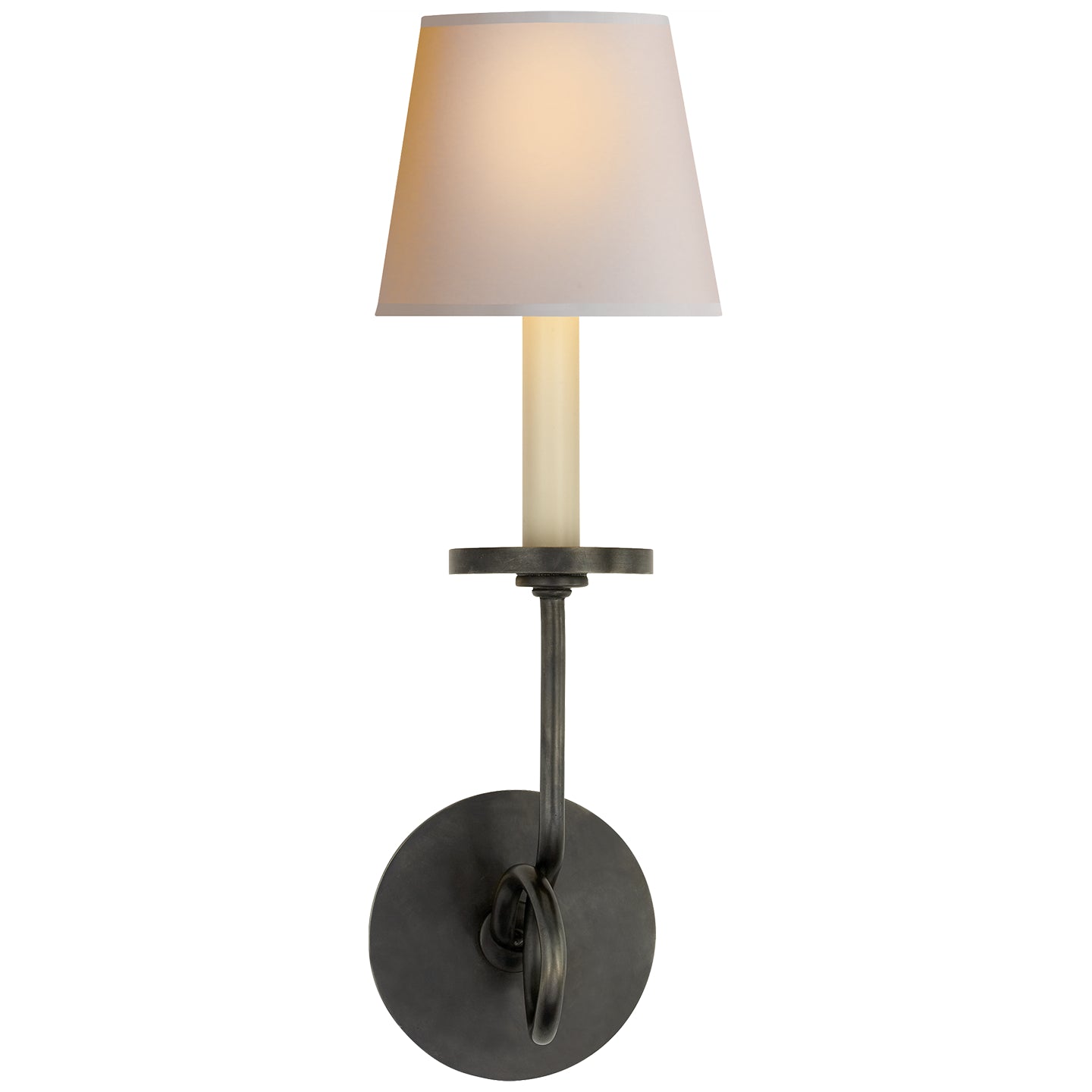 Load image into Gallery viewer, Visual Comfort Signature - CHD 1610BZ-NP - One Light Wall Sconce - Symmetric Twist - Bronze
