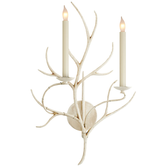 Visual Comfort Signature - CHD 2470OW - Two Light Wall Sconce - Branch - Old White