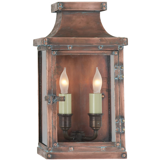 Visual Comfort Signature - CHO 2150NC - Two Light Wall Lantern - Bedford - Natural Copper