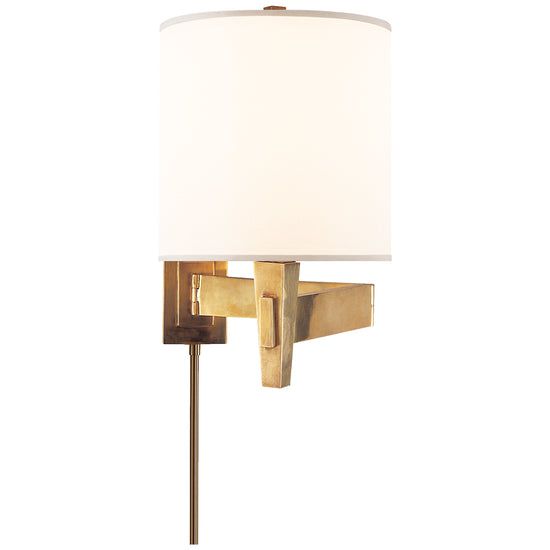Visual Comfort Signature - PT 2000HAB-S - One Light Swing Arm Wall Lamp - Architect's - Hand-Rubbed Antique Brass