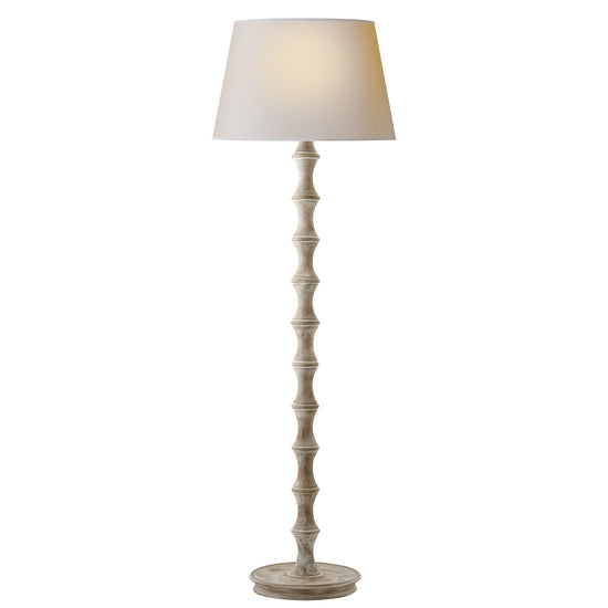 Visual Comfort Signature - S 111BW-NP - One Light Floor Lamp - BAMBOO - Belgian White