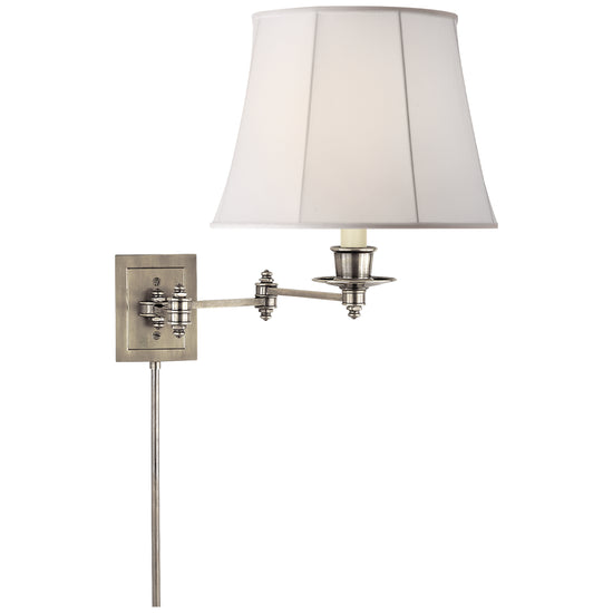 Load image into Gallery viewer, Visual Comfort Signature - S 2000AN-L - One Light Swing Arm Wall Lamp - Swing Arm Sconce - Antique Nickel
