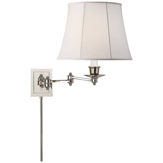 Load image into Gallery viewer, Visual Comfort Signature - S 2000PN-L - One Light Swing Arm Wall Lamp - Swing Arm Sconce - Polished Nickel
