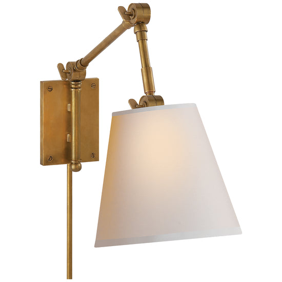 Load image into Gallery viewer, Visual Comfort Signature - SK 2115HAB-NP - One Light Wall Sconce - Graves - Hand-Rubbed Antique Brass
