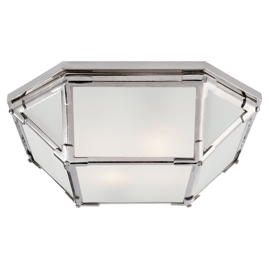 Load image into Gallery viewer, Visual Comfort Signature - SK 4008PN-FG - Two Light Flush Mount - Morris - Polished Nickel
