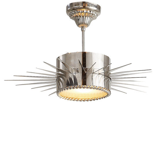 Load image into Gallery viewer, Visual Comfort Signature - SK 5201PN - One Light Semi Flush Mount - Soleil - Polished Nickel
