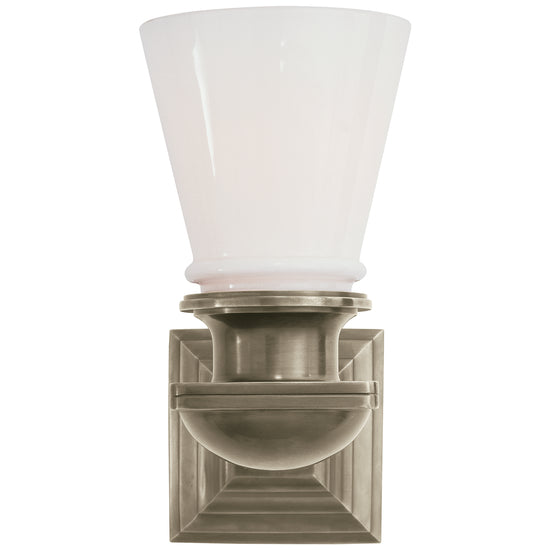 Visual Comfort Signature - SL 2151AN-WG - One Light Wall Sconce - NY Subway - Antique Nickel